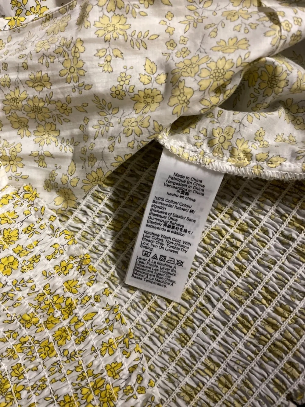 J.Crew Liberty Puff-Sleeve top, size 6, like new